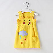 Girls Cute Sling Sun Print Dress For 2-9Y On Sale - NewChic