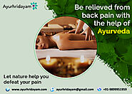 Most Beneficial Kind Of Back Pain Treatment – ayur hridayam