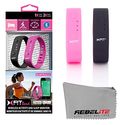 Xfit Wireless Bluetooth Activity / Fitness Tracker With Sleep Monitor - Includes 2 Colored Bands in Total Works for I...
