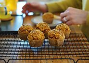 Orange Muffins with Organic Turmeric Powder