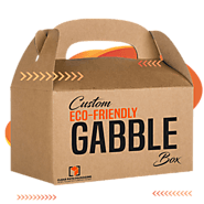 Custom Eco Friendly Gable Box