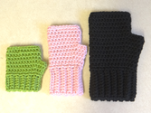 Simple Fingerless Gloves for the Whole Family