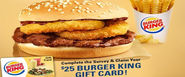 Get FREE $25 Burger King Gift Card Right Now