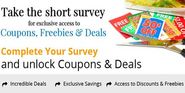 Unlock up to 50% Discounts and Freebies by a Single Survey