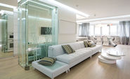 White, light and mirrors can transform and expand space