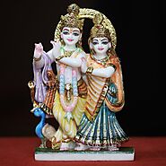 Marble statue Radha Krishna in Mumbai