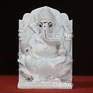 Buy online Ganesh marble murti in Udaipur