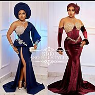 Aso Ebi Styles With Velvet Material 1