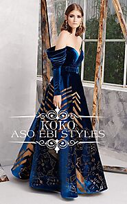 Aso Ebi Styles With Velvet Material 2