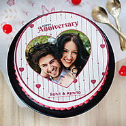 Anniversary Photo Cakes | Order Marriage Anniversary Photo Cake Online