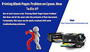 Printing Blank Pages Problem on Epson. How To Fix It? – Printer Customer Support