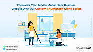 Popularize Your Service Marketplace Business Website with Our Custom Thumbtack Clone Script