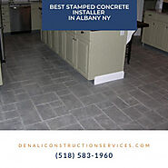 Best Stamped Concrete Installer in Albany NY