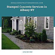 Stamped Concrete Services in Albany NY
