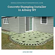 Concrete Stamping Installer in Albany NY
