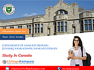 Admission 2021 Intake in University of Saskatchewan for International Students