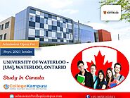 Admission Open 2021 Intake University of Waterloo