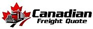 For the best online shipping quote connect to Canadian Freight Quote.