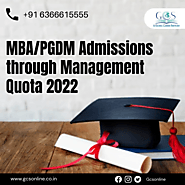 MBA/PGDM Admissions through Management Quota 2022