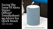 Quick Repair Why Alexa Offline & Echo Dot Offline 1-8007956963 Alexa App Helpline