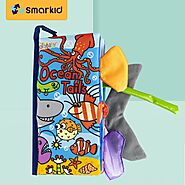 Animal Tails Soft Fabric Book "Ocean Tails" – smarkid.com