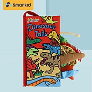 Animal Tails Soft Cloth Book "Dinosaur Tails" – smarkid.com