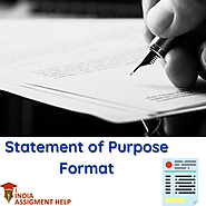 Statement of Purpose Format & Template by India Assignment Help