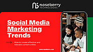 Social Media Marketing Trends - Noseberry Technologies | edocr
