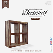 Buy Staggering wooden bookshelves online in India with The Home Dekor - Wakelet