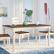 Bộ bàn ăn 6 ghế bằng gỗ