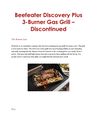 Beefeater Discovery Plus 3-Burner Gas Grill - Discontinued
