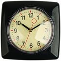 Infinity Instruments Turquoise Retro 9-1/2-Inch Metal Wall Clock