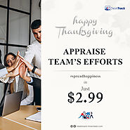 Happy Thanksgiving Appraise Team's Efforts Spend Happiness in Just $ 2.99