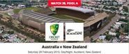 Live streaming of New Zealand vs. Australia world cup 2015