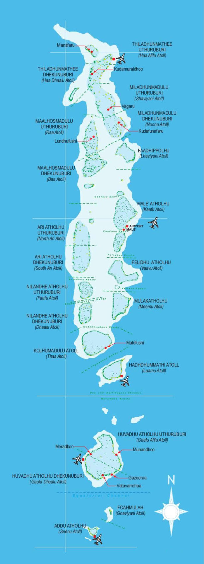 List of Atolls in Maldives - Discover the Maldivian Atolls | A Listly List