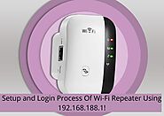 Setup and Login Process of Wi‑Fi Repeater Using 192.168.188.1