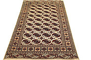 Buy 5x7/8 Bokhara Rugs Multi Fine Hand Knotted Wool Area Rug - MR0568 | Monarch Rugs