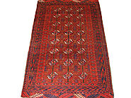 Buy 3x5 Bokhara Rugs Brown / Red Fine Hand Knotted Wool Area Rug - MR19458 | Monarch Rugs