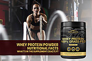 Nutritional Facts Whey Protein Powder