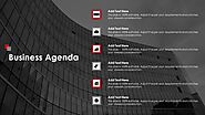 Business Agenda PowerPoint Presentation Slide | PowerPoint Templates