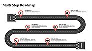 Multi Step Roadmap PowerPoint Template | Roadmap Templates