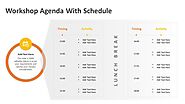 Workshop Agenda With Schedule PowerPoint Template | PPT Templates