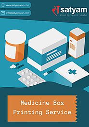 Medicine Box Printing Services