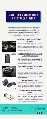 AutoTecknic USA - Automobile Solutions — AUTOTECKNIC CARBON FIBER GIFTS FOR CAR LOVERS