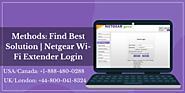 +1-888-480-0288 | Step-by-Step Guide to Netgear Wi-fi Extender Login