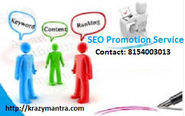 Why it is Most Important to SEO Promotion Services in Your Website?
