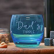 Personalised Tipple Coloured Whisky Glass