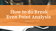 How to find Break Even Point ( BEP) for your business - Finsprout.com