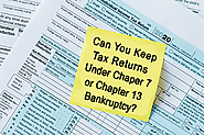 Can You Keep Tax Returns Under Chapter 7 or Chapter 13 Bankruptcy in Raleigh?