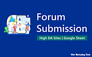 500+ Forum Submission Sites List (Category Wise, Do-Follow, Free & High PR ) - Web Marketing Tools